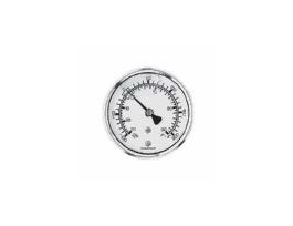 0 to 100 psi and 0 to 700 kPa Dual-Scale Gauge, Back Connection