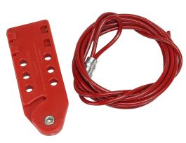 Economy Cable Lockout Device with 10' Cable