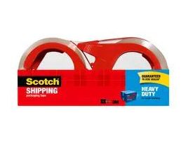 Scotch® Heavy Duty Shipping Packaging Tape 3850-4RD-6GC, 1.88 in x 54.6 yd (48 mm x 50 m) 4 Rolls/Pack