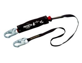 3M™ Protecta® Hot Work Web Shock-Absorbing Lanyard 1340129, Kevlar® Fiber, 6 ft