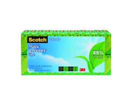 Scotch® Magic™ Greener Tape 812-24P, 3/4 in x 900 in (19 mm x 22,8) 24 Pack