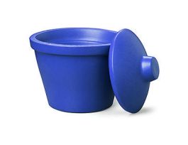 ICE BUCKET ROUND W/LID N-TOX EVA BLUE 4L