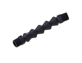 Adjustable Filter Adapter, 1/4" NPT(F), black acetal; 1/ea