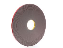 3M™ VHB™ Tape 4991, Gray, Variable Width x 36 yd, 90 mil