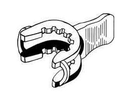 CLAMP SIZE 13 DOZ DK VIOL PK12