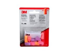 3M™ Disposable Earplugs, 92050H4-DC, Multicolor, 4 pairs/pack, 10 packs/case