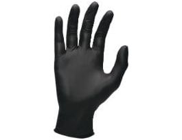 GLOVES STELLAR S6 NTRL BLACK 9 IN SMALL BX