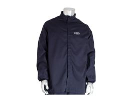 12 Cal FR Jacket, 9oz. Cotton NFPA 70E/ASTM F1506, Navy