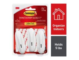 Command™ Large Wire Hook, 17069-3ES, 3pk