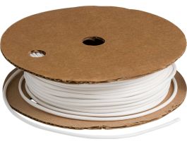 BRADYMARK Series PVC Tubing: Vinyl, White, 0.112" Dia x 100' L