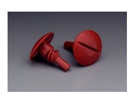3M™ Roloc™ + Button 7, 3/8 in Red