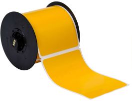 All Weather Permanent Adhesive Vinyl Labels for B30 Printers - 4" x 6" Yellow