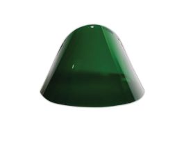 Faceshield Window Extended View .060'' 9 3/4'' X 19'' Dark Green, Propionate, Fits F-400 and F-500 Series and FH-66, Bulk Pack of 50/box