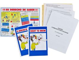 SDS Training Binder Insert Bilingual Red on Yellow