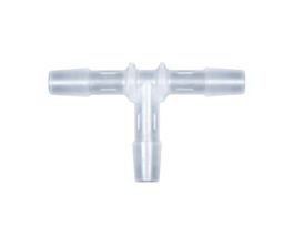 Hose Barb Fitting, Tee Union, Animal-Derivative-Free Polypropylene, 5/8" ID; 10/PK