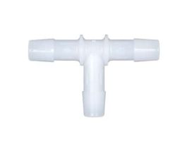Hose Barb Fitting, Tee Union, Natural Nylon, 1" ID; 10/PK