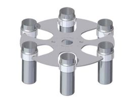 Rotor, 6 x 50 mL, 135 x 30 mm, Flat