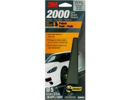 3M™ Wetordry™ Sandpaper, 03003, 2000 Grit, 3 2/3 inch x 9 inch, 20 packs per case