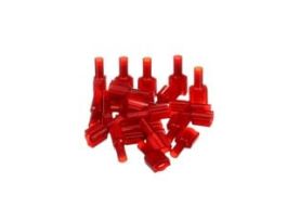 3M™ Highland™ Nylon Fully Insulated Male Disconnect Terminal MTI18-250Q, AWG 22-18, 25/bag, 10 Bags/Case