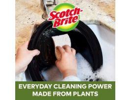 Scotch-Brite® Greener Clean Non-Scratch Scrub Sponge 97036, 6/6
