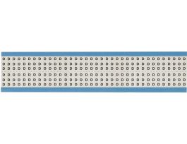 Alphabetical Acetate Cloth Upper Case Scored Wire Marking Cards, D 1800 Total