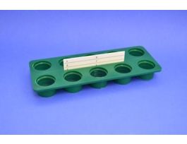 TRAY PP HOLDS10 3-7ML VIALS