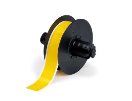 All Weather Permanent Adhesive Vinyl Label Tape for B30 Printers - 1.125" Yellow