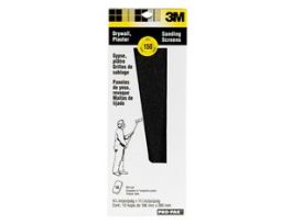 3M™ Drywall Sanding Screens 99437, 4 3/16 in x 11 1/4 in, 150 grit, 10 sheets/pk, 10 pks/cs