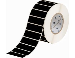 Matte General Purpose Polyester Labels 1 in H x 3 in W Black 3000/RL