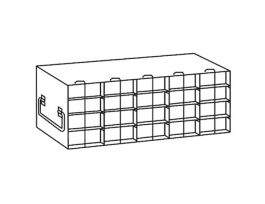 Upright Freezer Rack for 0.2 mL Tube 96-Well PCR Boxes, 5 x 4 Array