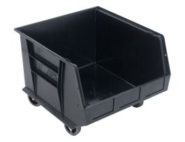 BIN MOBILE PP BLACK 18X16-1/2X11 INCH