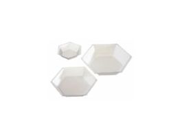 Hexagonal Weigh Dish, Extra-Large, 5-1/2" O.D. x 1-1/4" D, 350 ml Capacity, 500/Pk