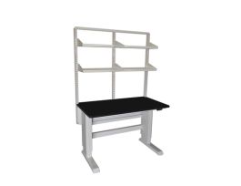 36X72 MOTOR+PHENOLIC+DBL UPRIGHTS+4SHELF