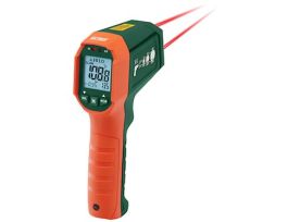 Waterproof Dual Laser Infrared Thermometer with Alarm