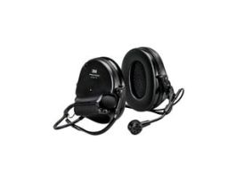 3M™ Peltor™ SwatTac VI NIB Hearing Defender MT20H682BB-09N SV, Black, Backband, 10 ea/Case, Restricted