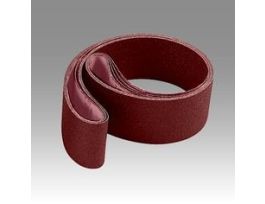 Scotch-Brite™ Surface Conditioning Low Stretch Belt, SC-BL, A/O Medium, 3 in x 144 in, 5 ea/Case