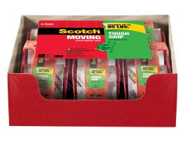 Scotch® Tough Grip Moving Packaging Tape 150-6, 1.88 in x 22.2 yd (48 mm x 20,3 m)