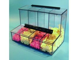 DISPENSER 4-COMPARTMENT PETG