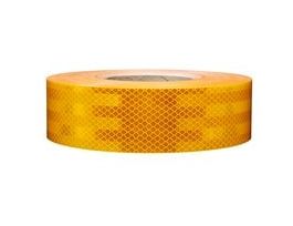 3M™ Diamond Grade™ Conspicuity Markings 983-71, Yellow, 4 in x 50 yd, kiss-cut every 9 in
