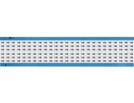 Numerical Wire Markers Repositionable Vinyl 0.75in H Legend: 145, 1250 Total