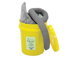 Universal Bucket Spill Kit, Absorbs 4 gallons