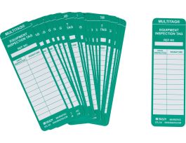 MULTITAG Inserts, EQUIPMENT INSPECTION TAG REF NO: DATE INSPECTED: SIGNATURE: