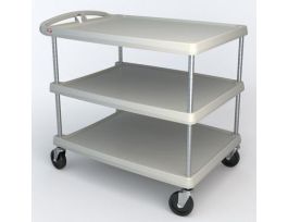 CART POLYMER 2 SHELVES