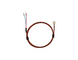 Type T Economic Bolt On Thermocouple Probe #8 Screw 36" Fiberglass Ext. Grounded Junction