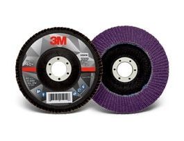3M™ Flap Disc 769F, 40+, T29, 5 in x 7/8 in, 10 ea/Case