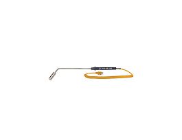 Type-K, 45 Angle Surface Probe, 10" L, Mini-Connector, Exposed, 5ft Coil Cord