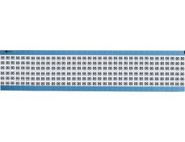 Numerical Wire Markers Permanent Adhesive Vinyl 0.75 in H Legend: 86, 1800 Total