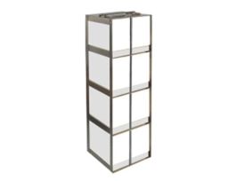 Vertical/Chest Freezer Rack for 15 and 50 mL Centrifuge Tube Boxes, 4 box capacity