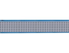 Alphabetical Aluminum Upper Case Scored Wire Marking Cards, O 1800 Total