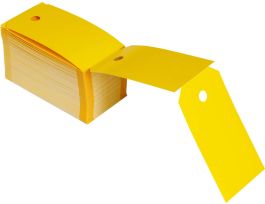 Blank Tags Polyester 5.75 in H x 3 in W Yellow 250/BX